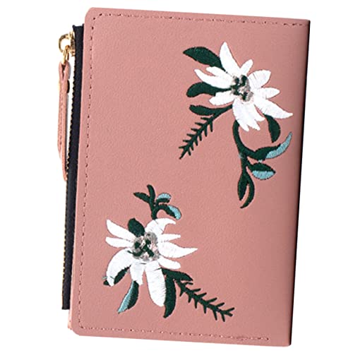 FOMIYES Multifunktionale Geldbörse für Damen Große Kapazität Kartenetui mit Reißverschluss Handgefertigt für Kreditkarten und Ausweise für Reisen und Alltag von FOMIYES