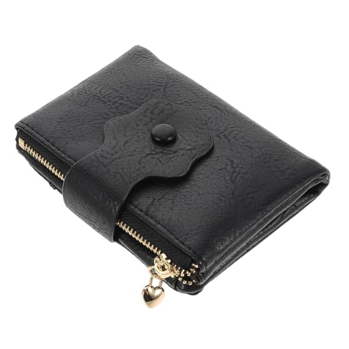 FOMIYES Damen Geldbörse mit Reißverschluss Vintage Blumen Design Dreifach Kompakt Multikartenetui Sicheres Portemonnaie für Frauen Kleines Portemonnaie Schwarz FOMIYES Damen Geldbörse mit Reißverschluss Vintage Blumen Design Dreifach Kompakt Multikartenetui Sicheres Portemonnaie für Frauen Kleines Portemonnaie Schwarz von FOMIYES