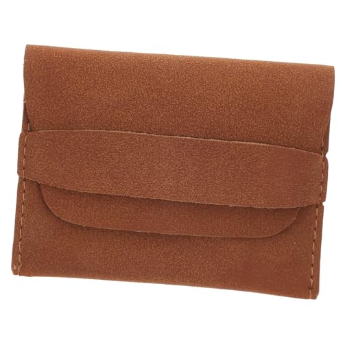 FOMIYES Damen Mini Geldbörse PU Eleganter Nubuk Oberfläche für Karten Münzen Schlüssel Handlich Sicher für Frauen von FOMIYES