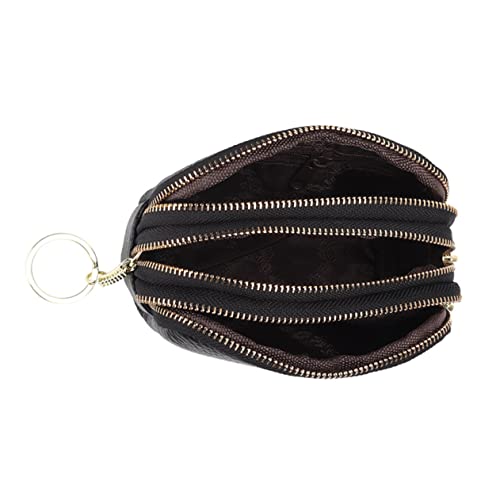 FOMIYES Damen Münzgeldbörse Reißverschluss Tragbare Handtasche Für Alltag Und Shopping Mit DREI Fächern Für Organisation von FOMIYES