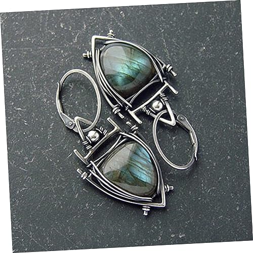 FOMIYES Damen Ohrringe Dreieck Labrador Retro Eardrop Mode Ohrschmuck Kreative Vintage Ohrhänger Elegant Leicht Tragbar Schmuck von FOMIYES