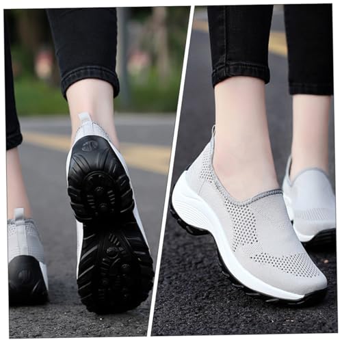 FOMIYES Damen Outdoor Hiking Schuhe mit Luftpolster Atmungsaktive Leichte Trekking Sneaker rutschfeste Sportschuhe für Alltag und Training Schnell Trocknendes Mesh Modisch und Flexibel von FOMIYES