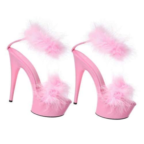 FOMIYES Damen Sandalen High Heels Hohe Absätze Rutschfeste Mode Elegante Plateau Sandaletten für Arbeit und Party Rosa Zufällige Farbe Zufällige Farbe FOMIYES Damen Sandalen High Heels Hohe Absätze Rutschfeste Mode Elegante Plateau Sandaletten für Arbeit und Party Rosa Zufällige Farbe Zufällige Farbe von FOMIYES