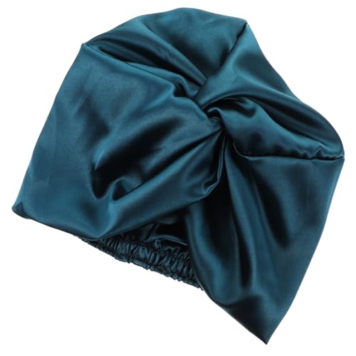 FOMIYES Damen Schlafhaube aus Doppellagiger Satin Seide Elastische Strapazierfähige Haube zum Schutz vor Haarbruch für Schlafen Makeup und Hausarbeit Wiederverwendbar Pflegeleicht von FOMIYES