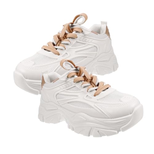 FOMIYES Damen Sneaker Mesh Atmungsaktiv Leicht Sportschuhe Tennis Laufschuhe für Fitness Freizeit Alltag Strapazierfähiges Material Vielseitig Kombinierbar Komfortabel bei Langem Tragen von FOMIYES