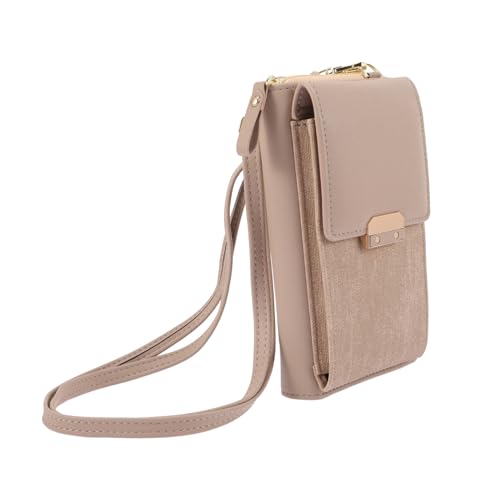 FOMIYES Damen Umhängetasche aus PU Material Leichte Tragbare Handytasche mit Single Shoulder Design Strapazierfähige Kleine Crossbody Tasche für Alltag und Events Modische von FOMIYES