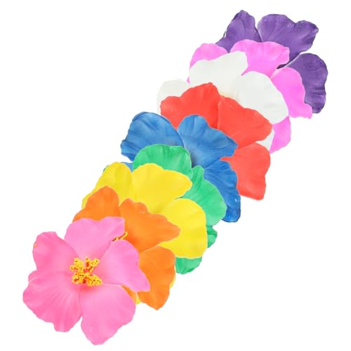 FOMIYES 9st Hawaiianische Haarspange Haarspangen Mit Blumen Haarschmuck Mit Hawaiianischer Hibiskus-haarspange Brautschmuck Haarspangen Für Mädchen Haarnadeln Künstlich Mexiko Damen von FOMIYES