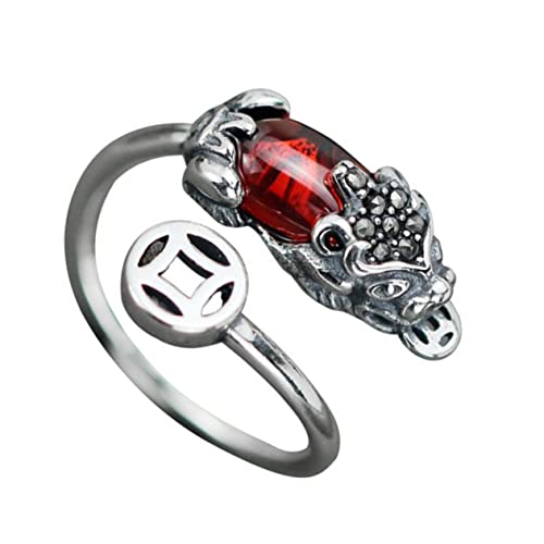 FOMIYES Nagelring Damen Offener Ring Aus Kupfer Mit Strass Für Glücksbringer Modischer Fingerring Für Besondere Anlässe Elegant Und Vielseitig Für Hochzeiten Partys Alltag von FOMIYES