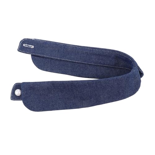 FOMIYES Denim Fake Collar Bluse Top Falscher Hemdkragen Gefälschte Kragen Gefälschter Denim Kragen Abnehmbarer Modekragen Abnehmbarer Dickey Kragen Gefälschter Hemdkragen Hemd Falsches von FOMIYES