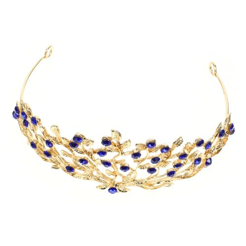 FOMIYES Braut Tiara Hochzeit Stirnband Strass Krone Dekoration Zeremonie Geburtstagskrone Frauen Accessoire von FOMIYES