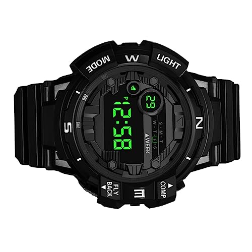 FOMIYES Digitale Quarzuhr Mit Verstellbarem Armband Und Leuchtendem Display Wasserdichtes Design Für Sport Und Outdoor-aktivitäten Geeignet Für Männer Und Schüler von FOMIYES