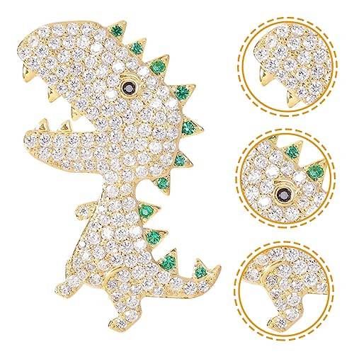 FOMIYES Dinosaurier Brosche Cartoon Anstecknadel für Damen Modisches Kostümzubehör Lebendige Farben Langlebig und Rostfrei als oder Sammlerstück von FOMIYES