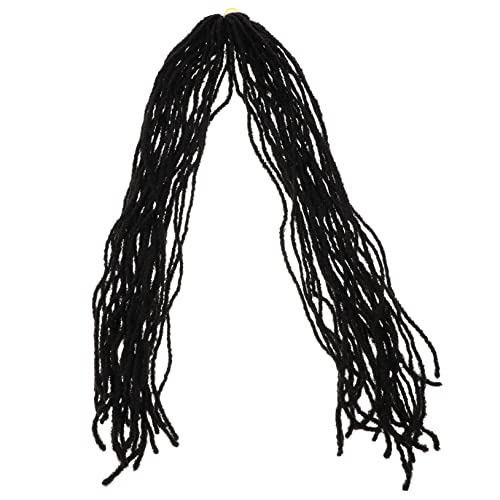 FOMIYES Dirty Little Braids Stirnband-Perücken Geflochtene Stirnband-Perücke Herren-Perücke Geflochtene Pferdeschwanz-Verlängerung Synthetische Dreadlock-Verlängerungen von FOMIYES