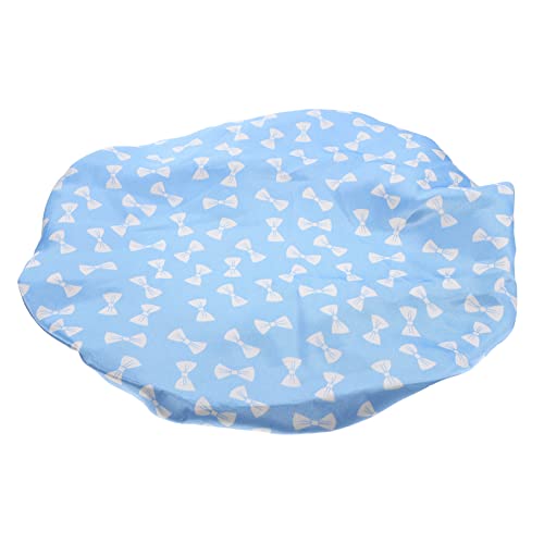 FOMIYES Doppellagige Duschhaube Aus Satin Blumen Duschhauben Verstellbarer Badehut Duschkopfkappe Baby Nacht Haube Schlafende Kopfbedeckung Shampoo-kappe 100% Polyester Kind Mädchen von FOMIYES