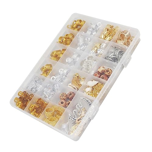 FOMIYES Dreadlocks Schmuckset Afrikanische Zöpfe Haarmanschetten Charms Accessoires Aus Metallgeflecht von FOMIYES