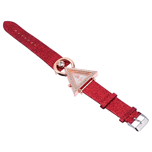 FOMIYES Dreieckige Mode Uhr Für Damen Mit Strass Intarsien Armband Hingucker Design Armbanduhr Für Frauen Uhr Für Damen von FOMIYES
