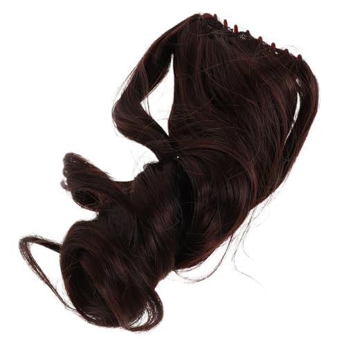 FOMIYES Dunkelbraune Krallenclip Pferdeschwanz Haarverlängerung Natürlich Wirkende Lockige Synthetische Damen Extensions Weiches Haarteil für Alltag und Besondere Anlässe FOMIYES Dunkelbraune Krallenclip Pferdeschwanz Haarverlängerung Natürlich Wirkende Lockige Synthetische Damen Extensions Weiches Haarteil für Alltag und Besondere Anlässe von FOMIYES