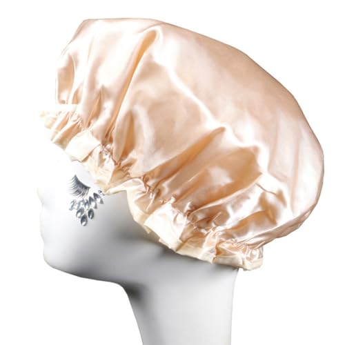 FOMIYES 3stücke Wasserdichte Duschhaube Für Damen Badehut Aus Polyester Elastisch Und Praktisch Zum Duschen Und Schutz Der Haare FOMIYES 3stücke Wasserdichte Duschhaube Für Damen Badehut Aus Polyester Elastisch Und Praktisch Zum Duschen Und Schutz Der Haare von FOMIYES