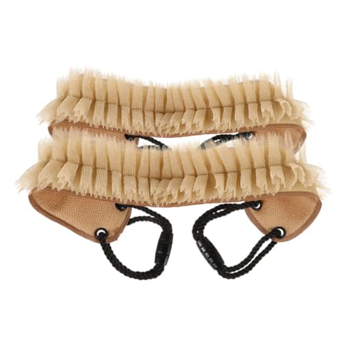 FOMIYES 2stücke Badegurt Mit Rutschfesten Griffen Peeling-rückenschrubber Für Dusche Doppelseitiges Körperwaschlappen Tiefenreinigungs-badetuch Tragbares Badezubehör Für von FOMIYES