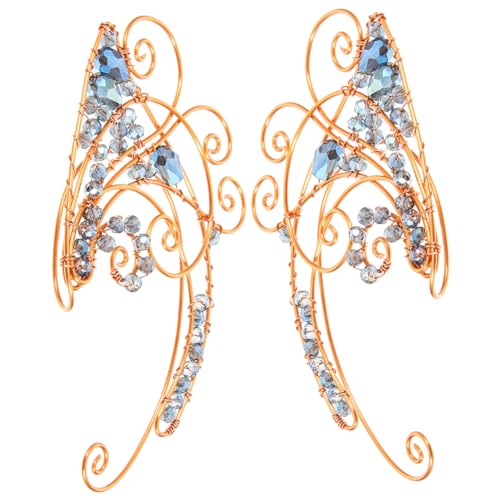 FOMIYES Ear für Frauen Ohrschmuck Elfenohren Manschettenohrringe Leicht Elegant Piercing für Festival Geburtstag Valentinstag von FOMIYES