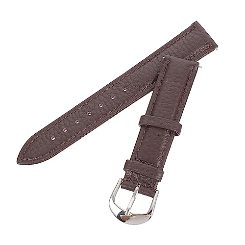 FOMIYES Echtes Uhrenarmband mit Schnellverschluss für Männer Frauen Verstellbar Komfortabel für Sport Freizeit mit Silberner Schließe von FOMIYES