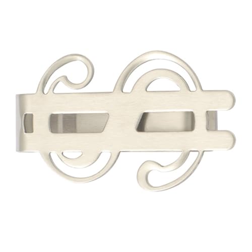 FOMIYES Edelstahl Geldbörse Kleine Geldklammer Bargeldklammer Geldscheinhalter Geldschein Befestigungsklammer Geldbörse Geldklammer Edelstahl Geldklammer Metall Geldklammer von FOMIYES