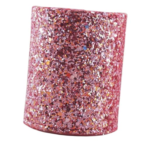 FOMIYES Eimer Für Make-up-pinsel Gläser Halter Lippenprodukt-organizer Doppelt Bausatz Schubladenorganisatoren Container Tabletts Tasche Besteck Multi Funkeln Chip Pu Rosa von FOMIYES