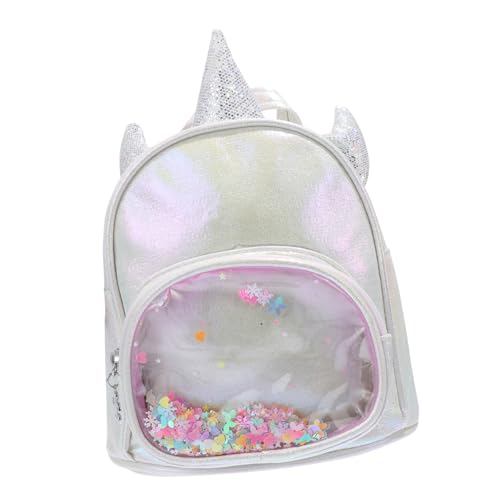 FOMIYES Einhorn-aufbewahrungsrucksack Für Mädchen Outdoor-Rucksack Mit Pailletten Leicht Abwischbar Verstellbare Träger Hübsch Und Modisch von FOMIYES
