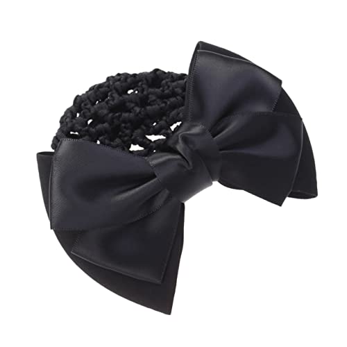 FOMIYES Schleifenkopfschmuck Elastisches Haarnetz Dutt-haarnetz Snoodnetz Für Damen Passt Zu Kleidern Und Anzügen Für Büro Und Party Hochelastisch von FOMIYES