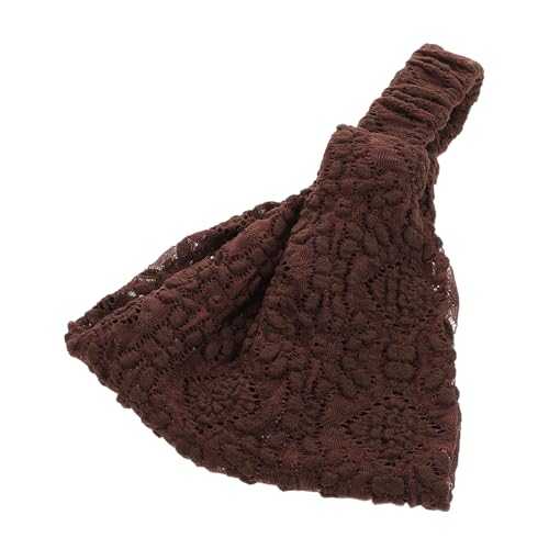 FOMIYES Breites Spitzen-stirnband Elastisches Kopftuch Dehnbare Haarschals Für Damen Boho-haarschmuck Modischer Spitzen-haarschmuck Schal-stirnband von FOMIYES