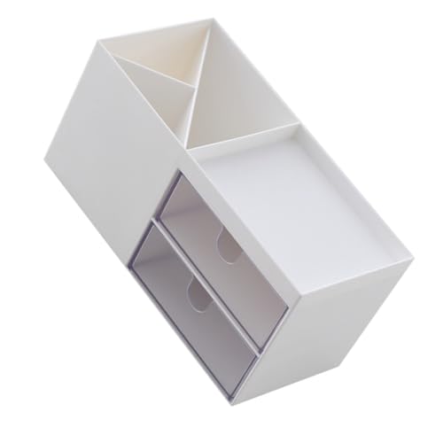 FOMIYES Elegant Decor Make-up-organizer Haushalts-aufbewahrungsbox Desktop-make-up- Multifunktionale Schmuckschatulle Aufbewahrungsbox Weiß von FOMIYES