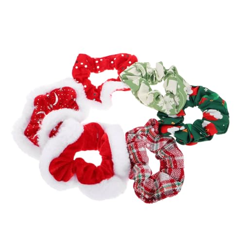 FOMIYES Elegante Weihnachts-haarseile Haargummis Pferdeschwanzhalter Weihnachtlicher Haarschmuck für Frauen und Mädchen von FOMIYES