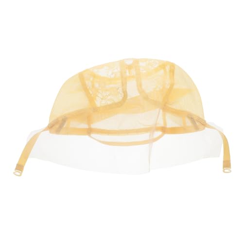 FOMIYES Unsichtbare Perückenkappe Für Frauen Elastische Strumpfkappe Mit Spitze Vorne Und Verstellbaren Trägern Perückenbasis Aus Nylonnetz von FOMIYES