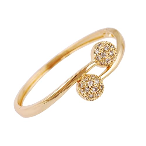 FOMIYES Elegantes Damen Armreif Armband mit Doppelperlen und Kreuzdesign Verstellbarer Offener Manschette Dehnbar für Einfachen Sitz Modisches Schmuckgeschenk Gold für Besondere Anlässe FOMIYES Elegantes Damen Armreif Armband mit Doppelperlen und Kreuzdesign Verstellbarer Offener Manschette Dehnbar für Einfachen Sitz Modisches Schmuckgeschenk Gold für Besondere Anlässe von FOMIYES