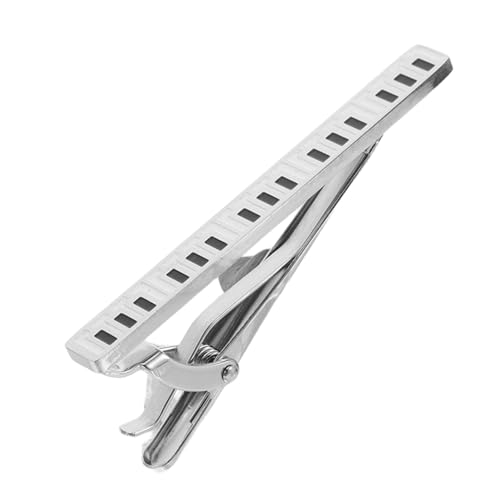 FOMIYES Krawattenklammer Mit Klaviertasten Aus Titanstahl Für Herren Formelles Accessoire Mit Musikmotiv Für Business Und Besondere Anlässe von FOMIYES