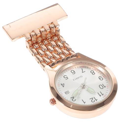 FOMIYES Krankenschwesteruhr LED Nachtleuchtend Tragbare Hängende Uhr Digital für Damen Pflegebedarf Präzise Elektronische Brustuhr mit Clip Leicht und Praktisch für Alltag von FOMIYES