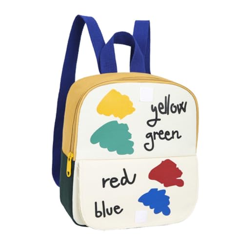 FOMIYES Entzückender Rucksack Aus Baumwollstoff Für Mädchen Schicke Freizeittasche Leicht Anpassbarer Kindergartenschulrucksack Mit Aufhängeschnur Für Camping von FOMIYES