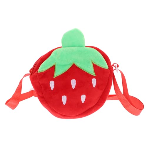 FOMIYES Erdbeer Plüschtasche Kawaii Schultertasche für Mädchen Kreative Fruchtförmige Umhängetasche Leicht und Geräumig für Geld Handy Schlüssel und Zufällige Farbe Zufällige Farbe FOMIYES Erdbeer Plüschtasche Kawaii Schultertasche für Mädchen Kreative Fruchtförmige Umhängetasche Leicht und Geräumig für Geld Handy Schlüssel und Zufällige Farbe Zufällige Farbe von FOMIYES