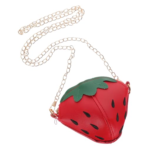 FOMIYES Erdbeertasche Für Mädchen Umhängetasche Mit Reißverschluss Junge Mädchen-obsttasche Umhängetasche Leicht Und Praktisch von FOMIYES