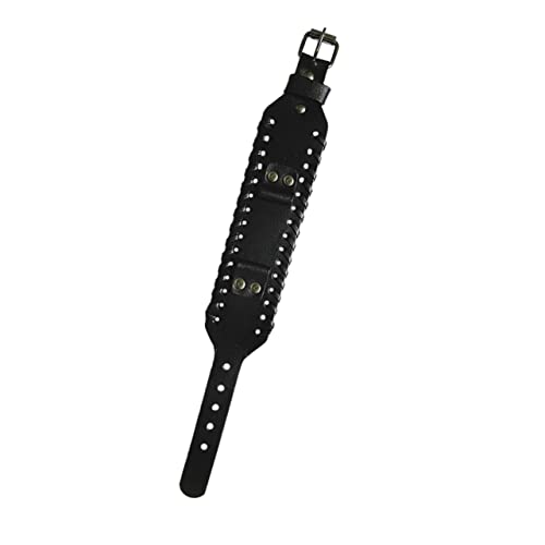 FOMIYES Ersatzarmband aus Breitem Rindsleder Langlebiges und Rostfreies Armband Komfortabel Leicht und Einfach zu Wechseln Passend für Modelle Modisches Herren und Unisex Zubehör von FOMIYES