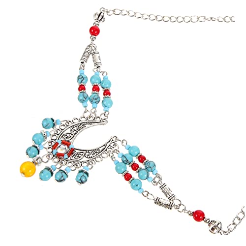 FOMIYES Ethnische Kette für Damen Verstellbares Haarschmuck Accessoire mit Retro Design Geeignet für Hochzeiten und Besondere Anlässe Halskette Tragbar Hochwertigem Gefertigt FOMIYES Ethnische Kette für Damen Verstellbares Haarschmuck Accessoire mit Retro Design Geeignet für Hochzeiten und Besondere Anlässe Halskette Tragbar Hochwertigem Gefertigt von FOMIYES