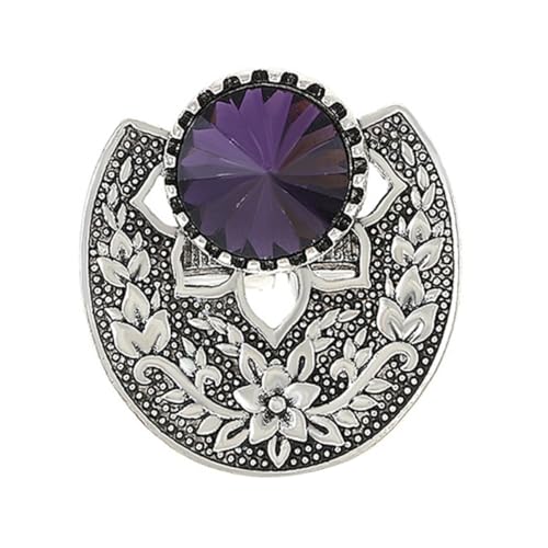 FOMIYES Ethno Ring für Frauen Retro Fingerring mit Blumenmotiv Langlebiges Legierungsmaterial Partys Geburtstage von FOMIYES