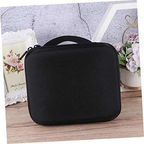 FOMIYES Eva Ätherische Öle Tasche Fächer Stoßfest Haltbar Reißverschluss Kosmetikflaschen Organizer Tragbar Für Reise und Zuhause Schwarz von FOMIYES