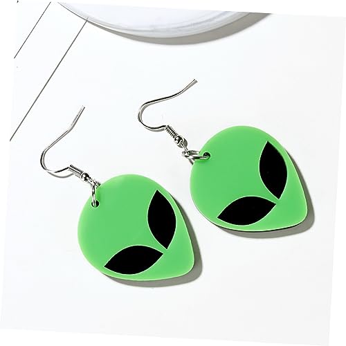 FOMIYES Extravaganter Ohrhänger Ohrringe Grün Kreatives Design Damen Ohrschmuck Festival von FOMIYES