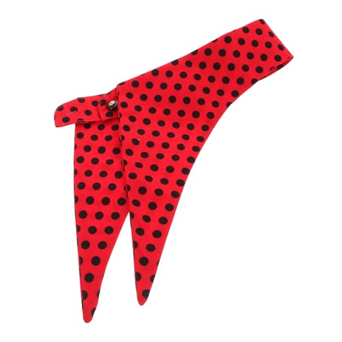 FOMIYES Fake Collar Damen Abnehmbarer Bluseneinsatz mit Großem Spitzkragen Vielseitig für Partys Alltagslooks und Cosplay Hautfreundlicher Rot von FOMIYES