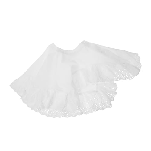 FOMIYES Falscher Kragen Für Damen Weiß Abnehmbar Als Schal Und Pulloverkragen Mit Hohlmuster Im Lolita-stil Für Verschiedene Outfits von FOMIYES