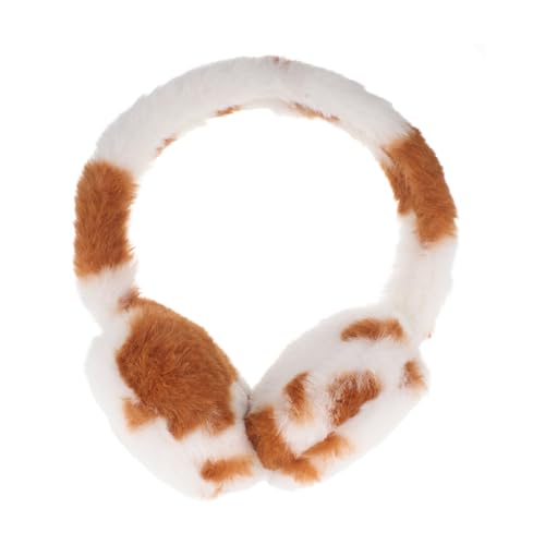 FOMIYES Faltbarer Bedruckter Plüsch Ohrenschützer Für Frauen Weiche Winter Ohrenabdeckung Süßer Und Gemütlicher Ohrenwärmer Für Outdoor Aktivitäten Bei Kaltem Wetter von FOMIYES