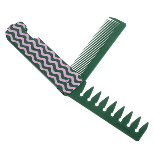 FOMIYES Faltbarer Breitzahniger Reise Stylingkamm Kompakt und Leicht mit Schützendem Klappmechanismus Antibeschlagend für Damen zur Verteilung von Haaröl und Einfaches Entwirren Unterwegs von FOMIYES