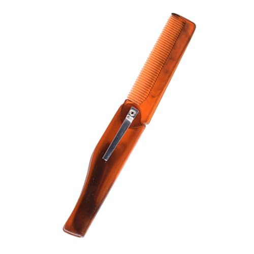 FOMIYES Faltbarer Herren Kamm aus Langlebigem Material Kompakt Leicht Tragbar für Reisen und Alltag Stilvolles Styling Bart und Werkzeug mit Feiner Zahnung für Komfortable Anwendung von FOMIYES