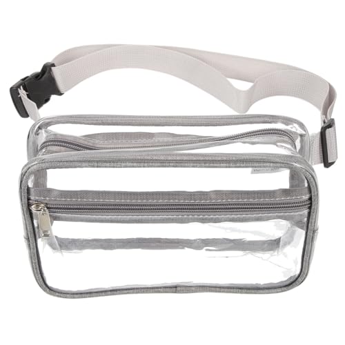 FOMIYES Gürteltasche Transparent Für Herren Verstellbarer Hüftgurt Strapazierfähige Outdoor Hüfttasche Leicht Und Praktisch Für Sport Und Reisen von FOMIYES